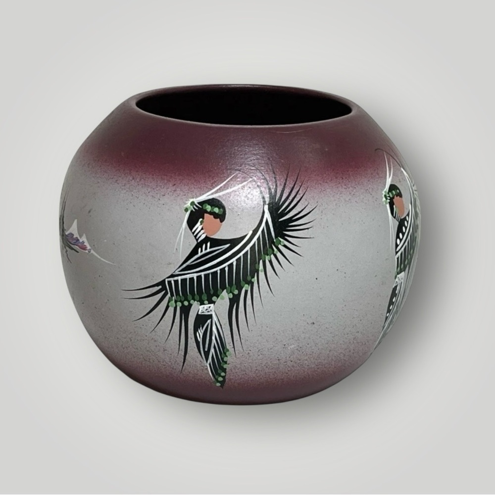 Handmade Ceramic Navajo Pottery Cedar Mesa Signed